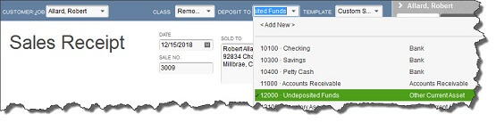Depositing Payments In Quickbooks The Basics