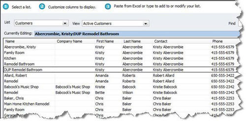 Using The Add Edit Multiple List Entries Feature