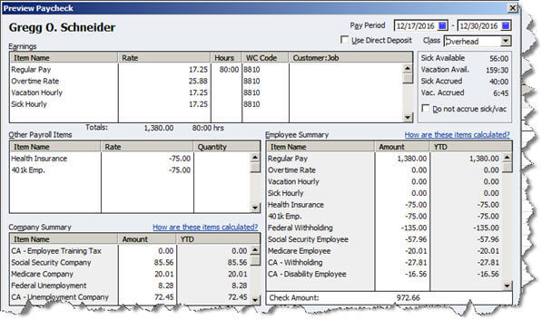 Quickbooks Payroll Runs Easy Fast Accurate 2