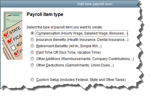 What Are Payroll Items In Quickbooks